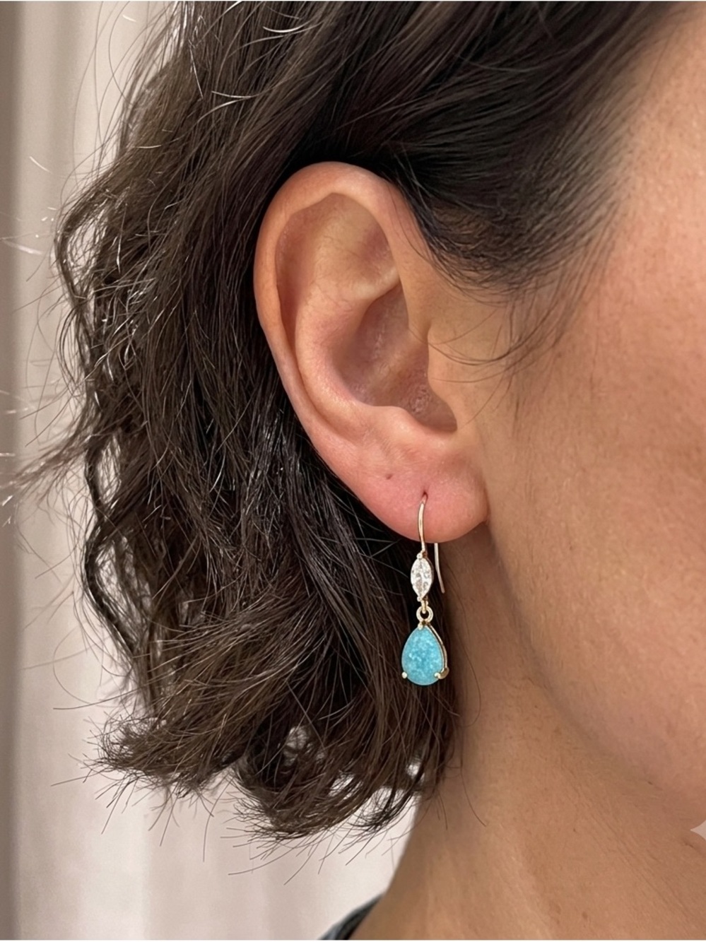 Drop Earrings Gold Plated